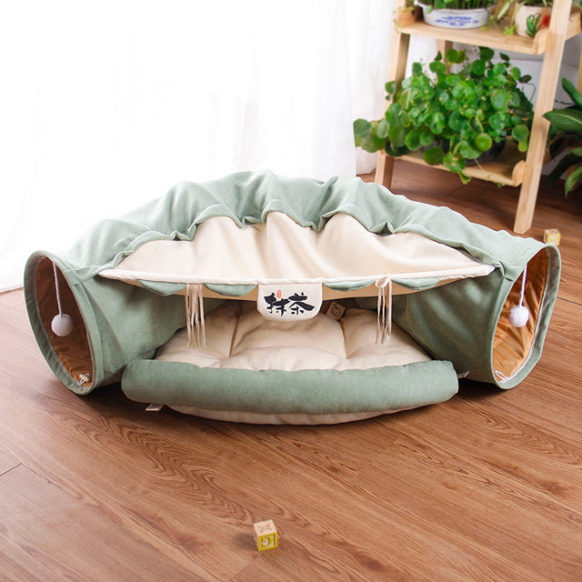 Pet Cats Tunnel Interactive Play Toy