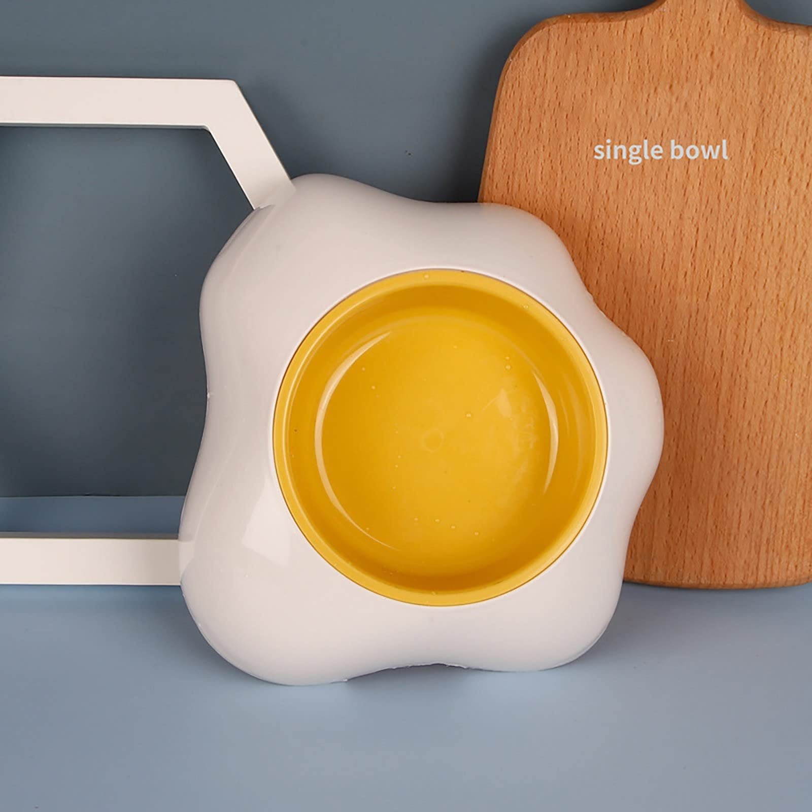 Egg-shaped Pet Bowl Feeder