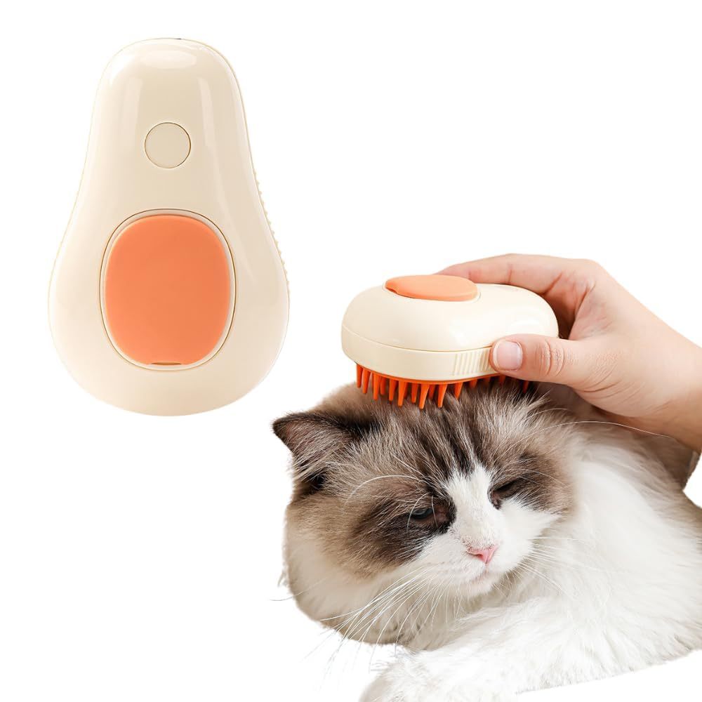 Cat Steam Brush 3 In 1 Cat Comb