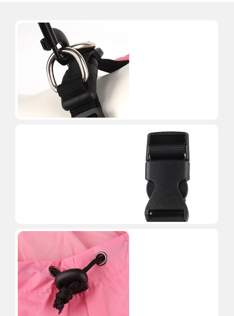 Pet Fashion Personalized Cloak Hooded Raincoat