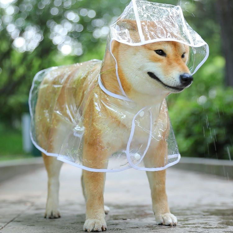 Transparent Dog Raincoat Pet Clothes