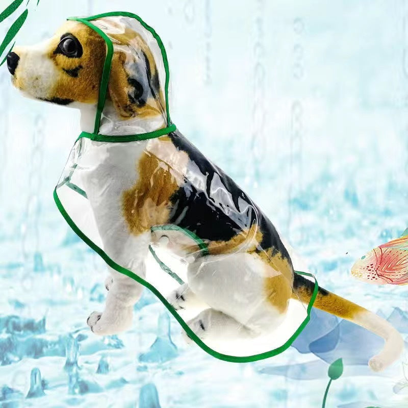 Transparent Dog Raincoat Pet Clothes