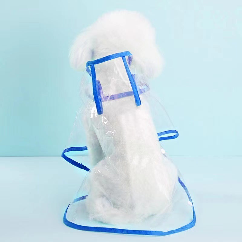 Transparent Dog Raincoat Pet Clothes