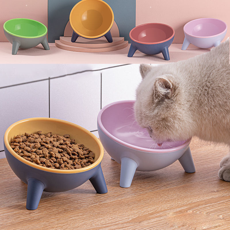Bowl With Stand Pet Feeding Food Bowls