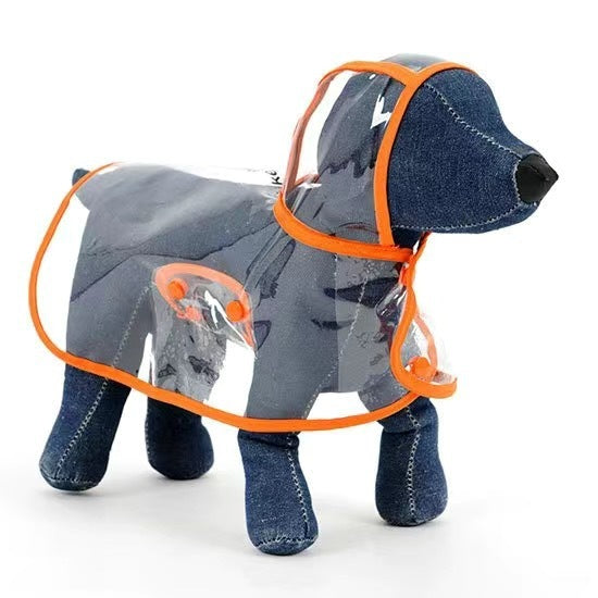 Transparent Dog Raincoat Pet Clothes