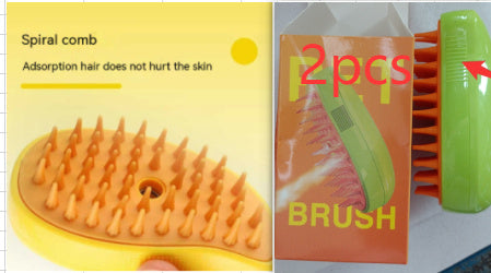 3 In 1 Cat Steam Brush
