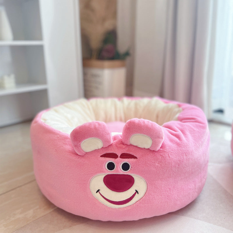 Universal Autumn Pet Cushion Round Bed