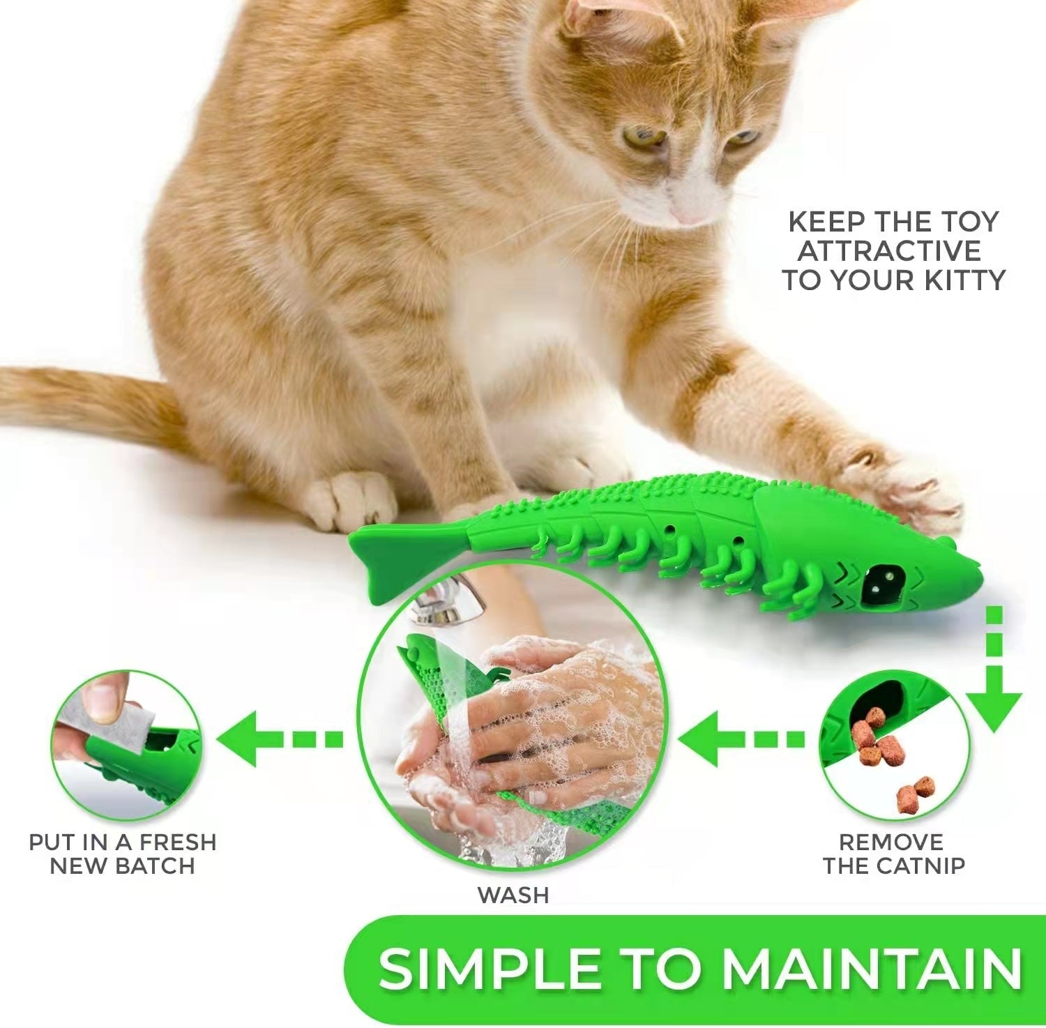 Catnip Toys For Cats 360 Degree