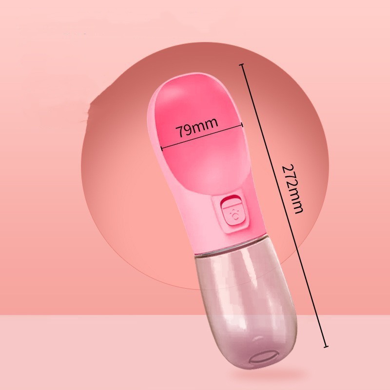 Pet Dog Water Bottle Feeder Bowl Portable