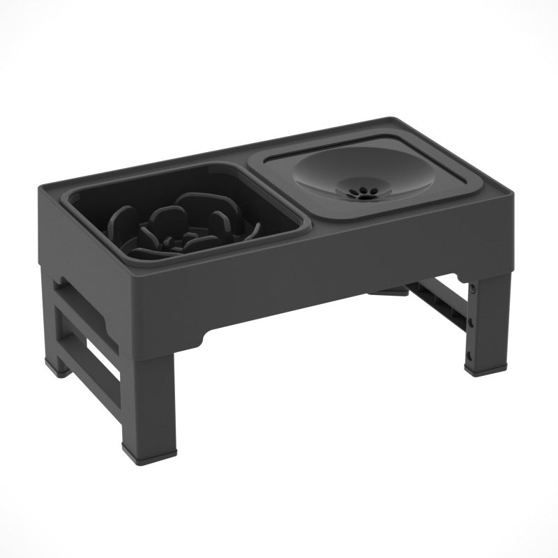 Dog Double Bowls Feeding Dish Bowl