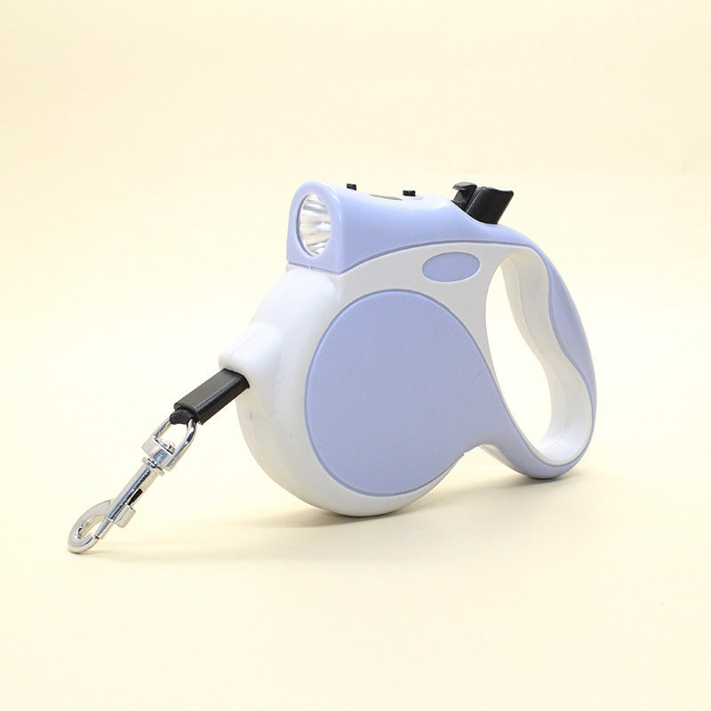 Light Retractable Dog Rope Leash