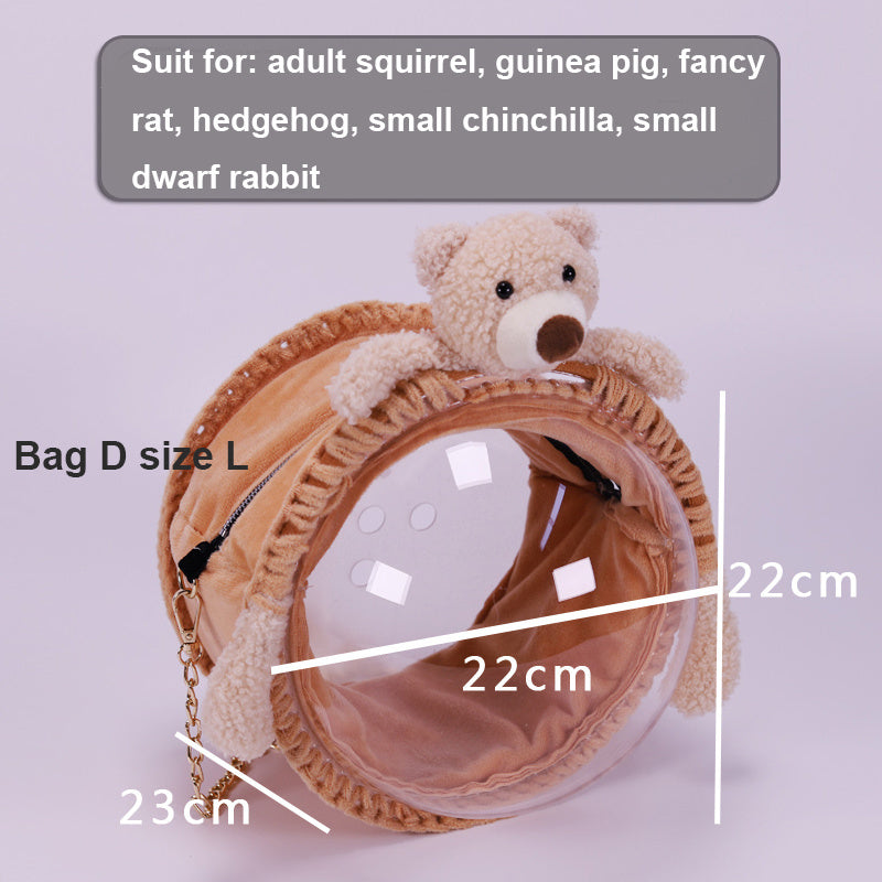 Hamster Cage Pet Out Of Bag Honey