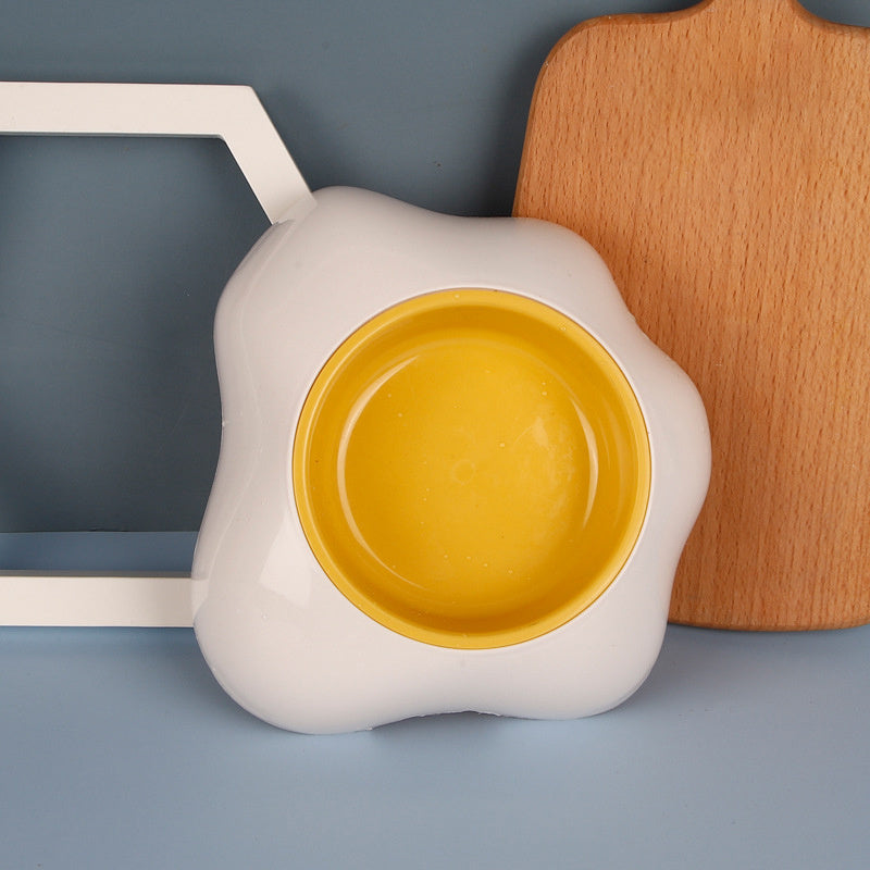 Egg-shaped Pet Bowl Feeder