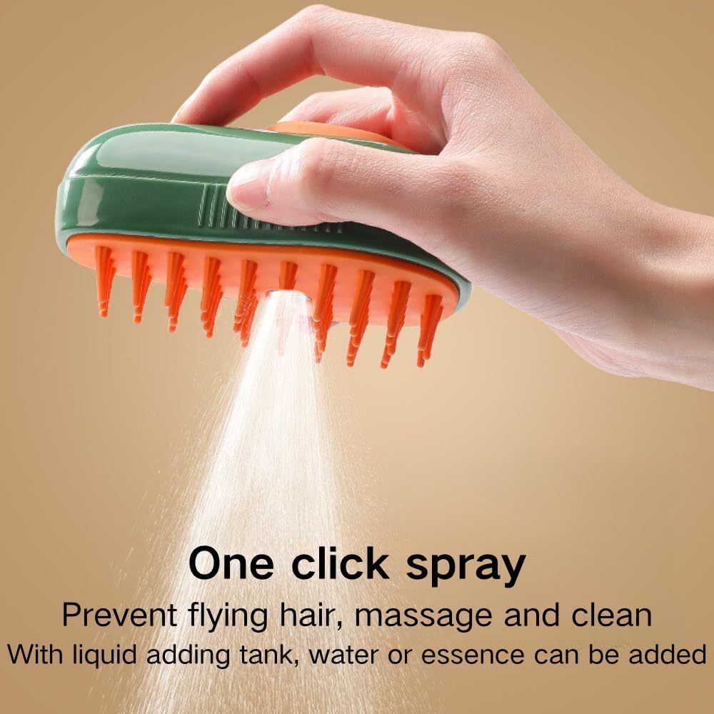 Cat Steam Brush 3 In 1 Cat Comb