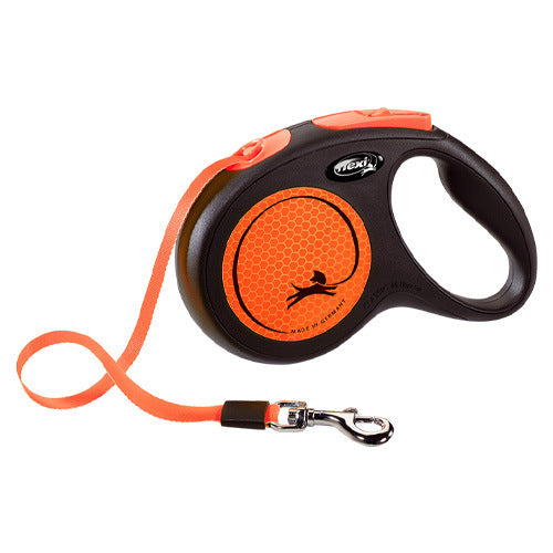 Orange Automatic Retractable Pet Leash