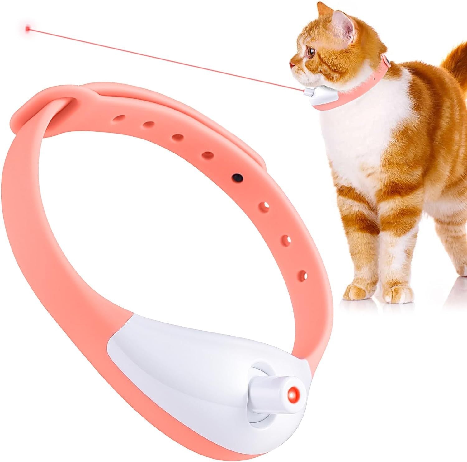 Wearable Automatic Cat Toys With LED Lights
