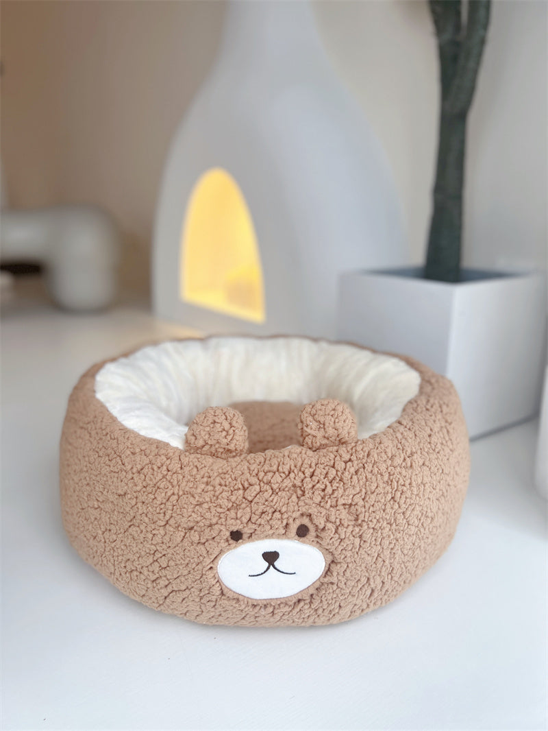 Universal Autumn Pet Cushion Round Bed